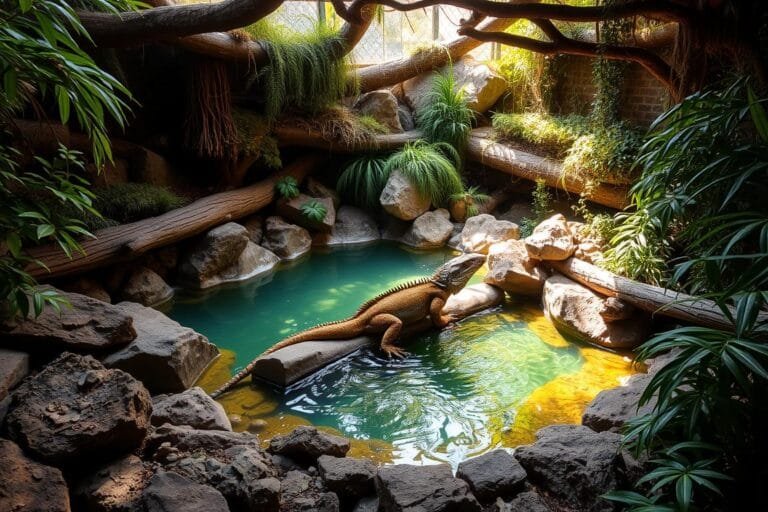 australian water dragon enclosure