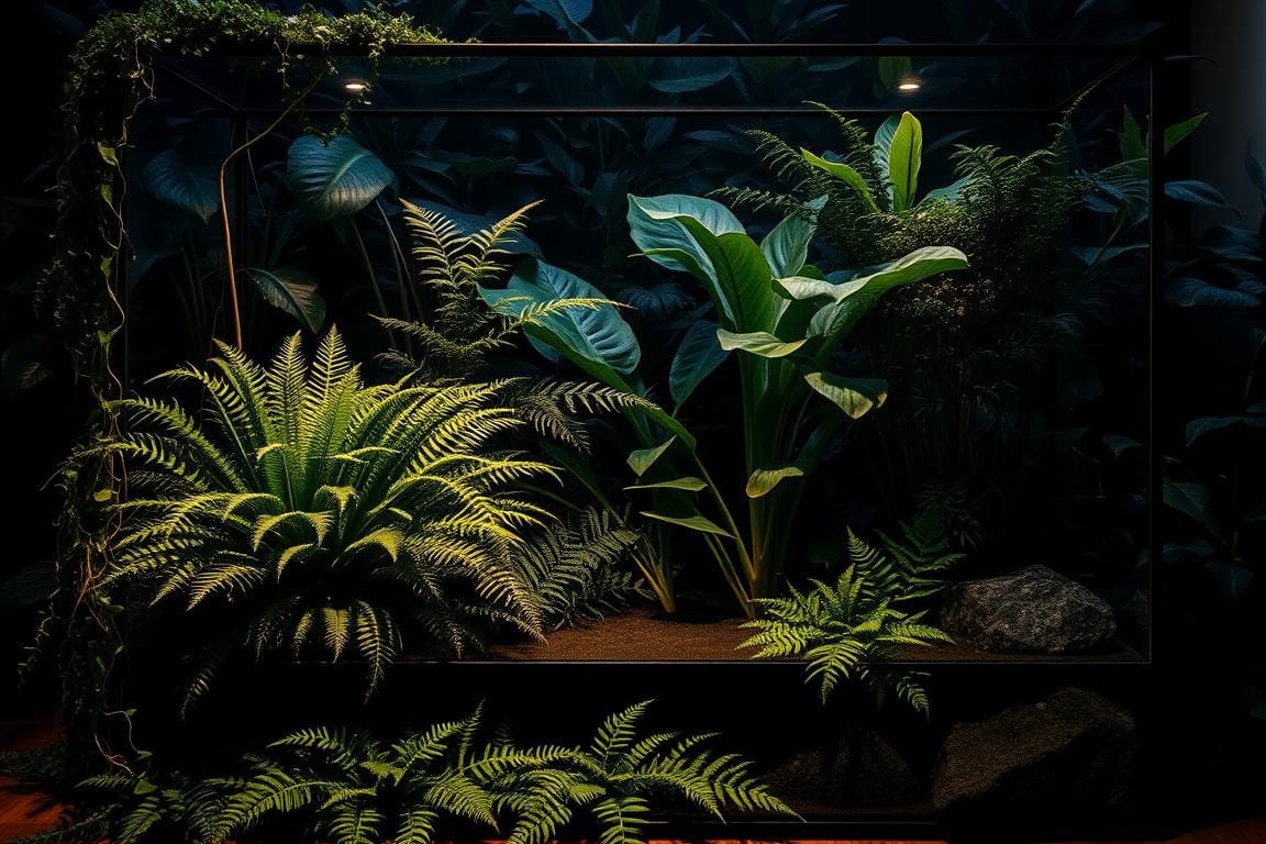 black jungle terrarium