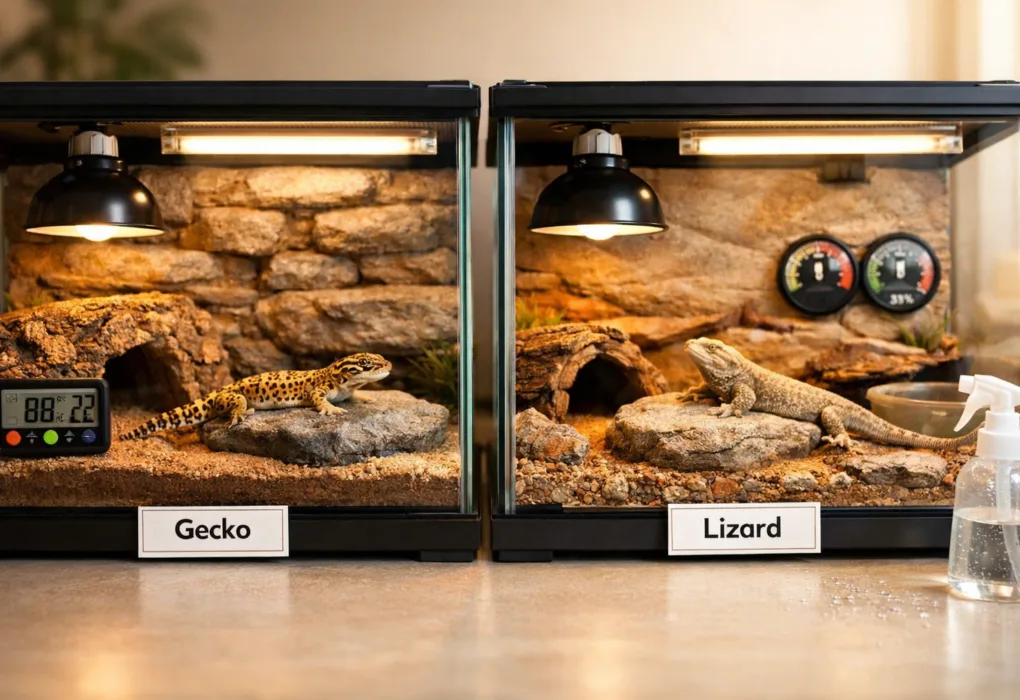 Gecko and Lizard: Creating Ideal Terrariums for Both