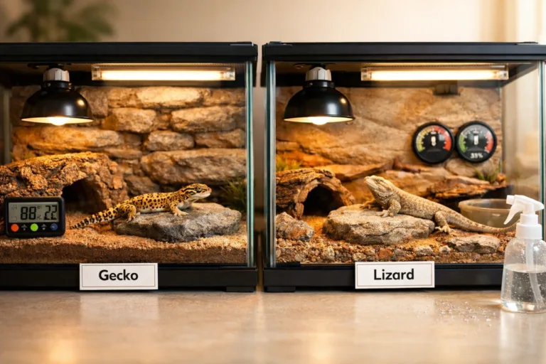 Gecko and Lizard: Creating Ideal Terrariums for Both